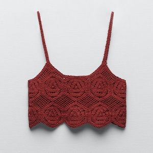 Zara Crochet Crop Top